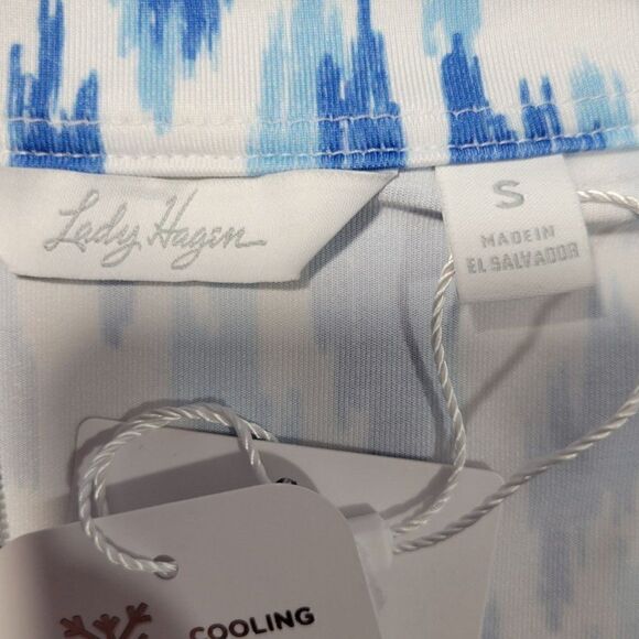 Lady Hagen Golf Pullover 1/4 Zip Long Sleeve Shirt Womens Size Small UPF 50 Blue - Picture 7 of 15
